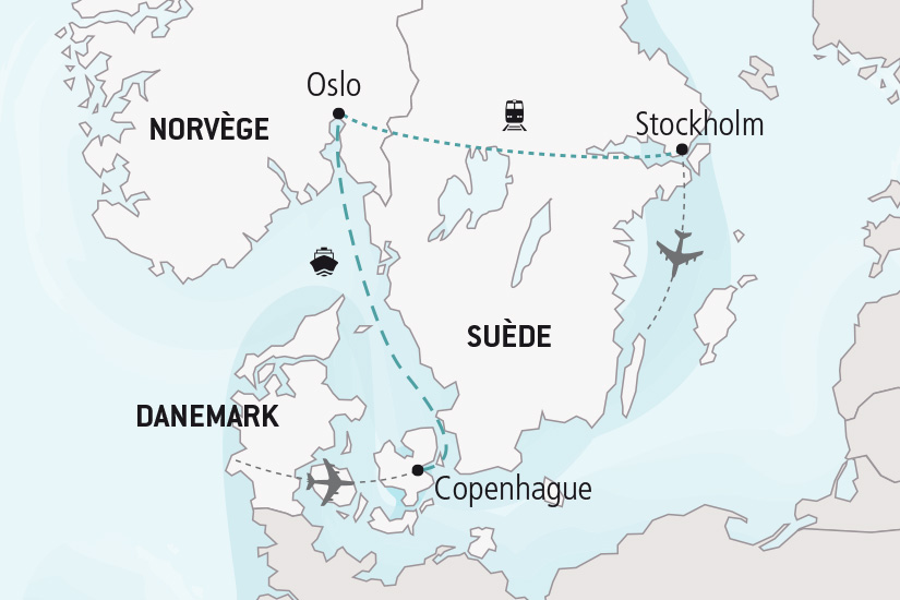 carte Danemark Norvege Suede Capitales Scandinaves NDK 23 24_430 708041