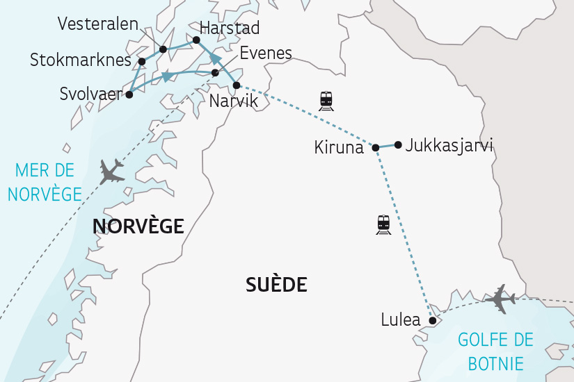 Norvège - Suède - Circuit La Laponie: l'Hiver lui va comme un gant