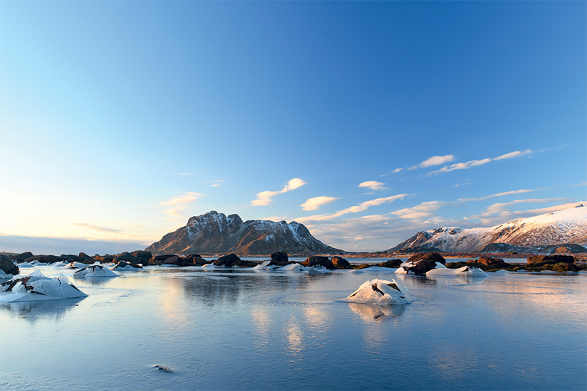 (image) image Paysage d hiver glace dans l archipel de Vesteralen au nord de la Norvege 47 it 981594958