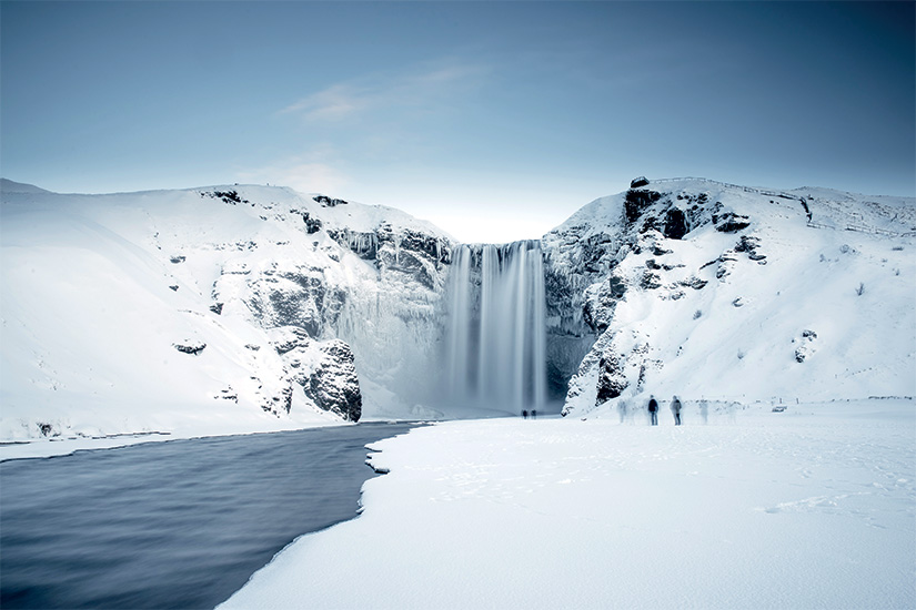 image Islande cascade Skogafoss en hiver 05 as_94191703
