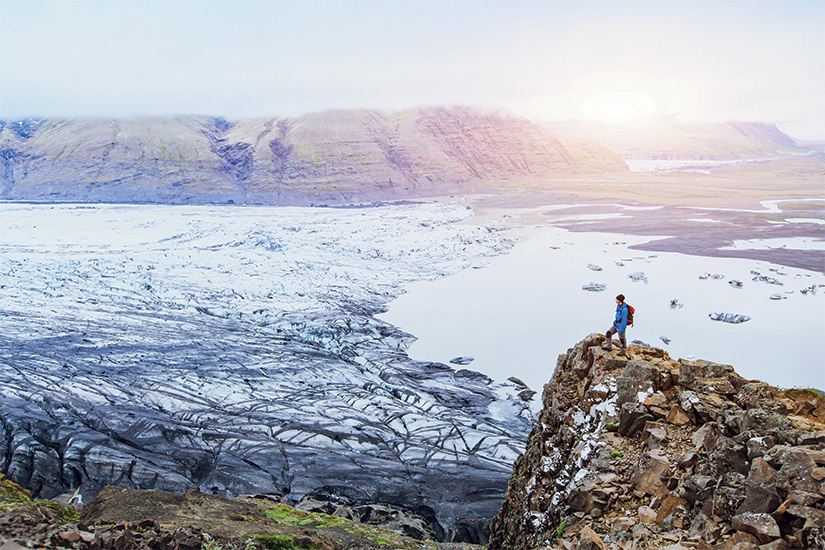 image Islande parc national de Skaftafell glacier au coucher du soleil 08 as_107483350