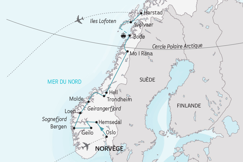 Norvège - Circuit Majestueux Fjords et îles Lofoten Premium