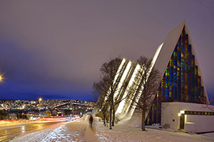 circuit norvege tromso cathedrale arctique  fo